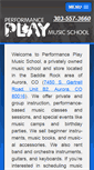 Mobile Screenshot of performanceplaymusic.com