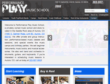 Tablet Screenshot of performanceplaymusic.com